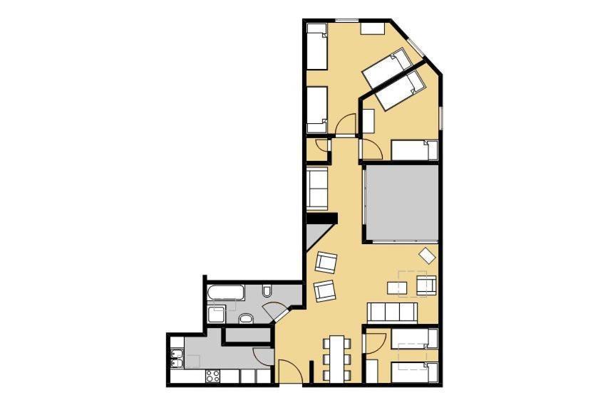 M M Central Apartments Gruppen, Handwerker Und Monteure Budget Berlin Bagian luar foto